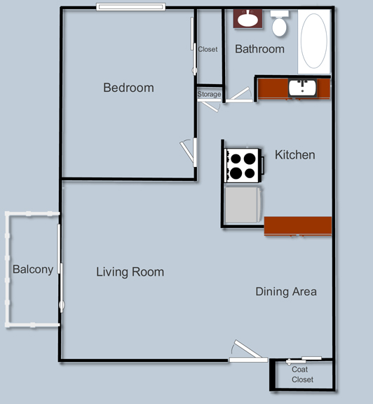 1 Bedroom Apartment Black River Community